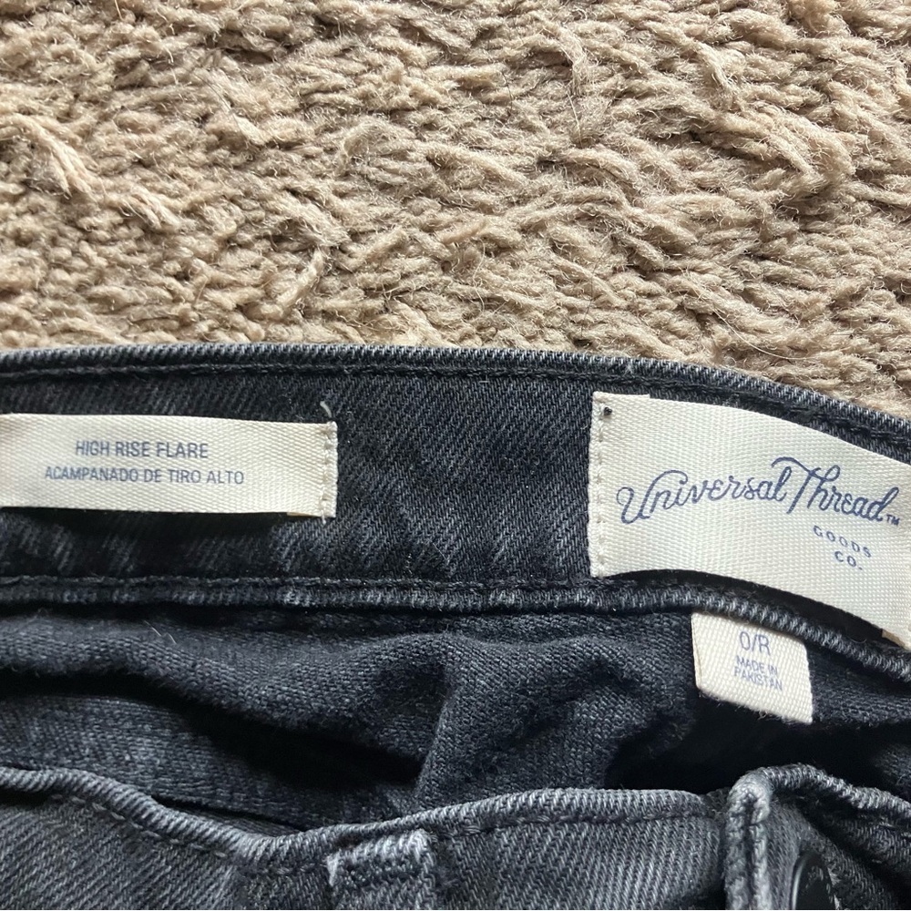 Universal Thread Black Flare Jeans - image 3
